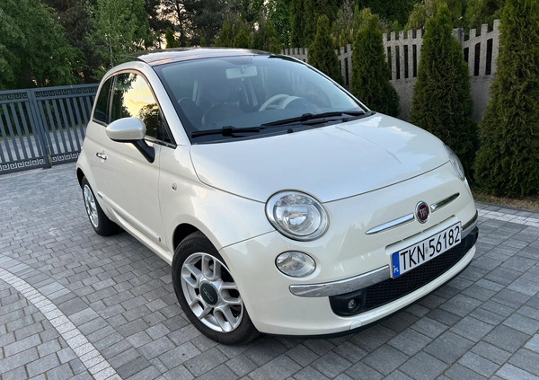 Fiat 500 cena 25900 przebieg: 130000, rok produkcji 2008 z Końskie małe 326